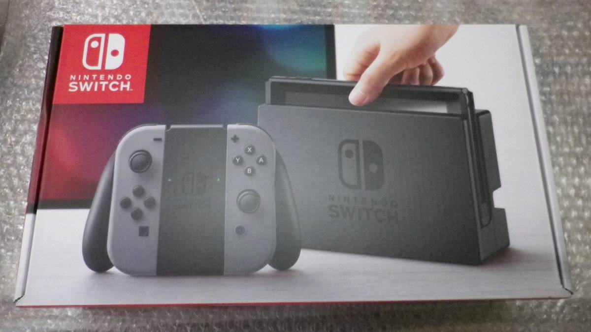 即決 ニンテンドースイッチ 本体 グレー 新品 未開封 保証付 任天堂