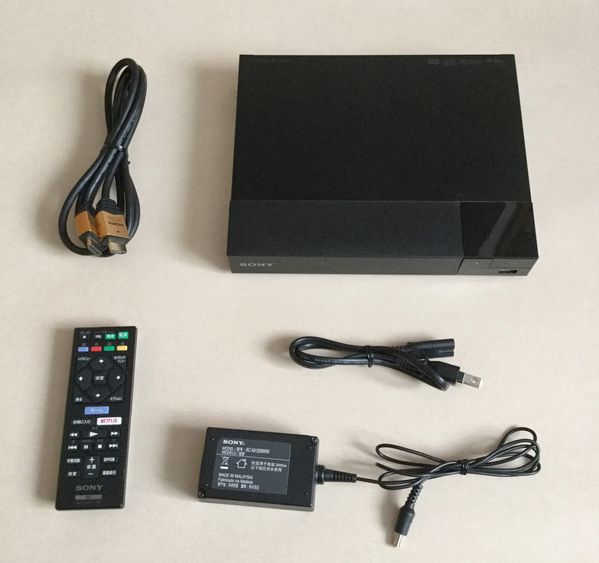 SONY ブルーレイプレーヤー BDP-S1500 BD/DVD HDMIケーブル付き