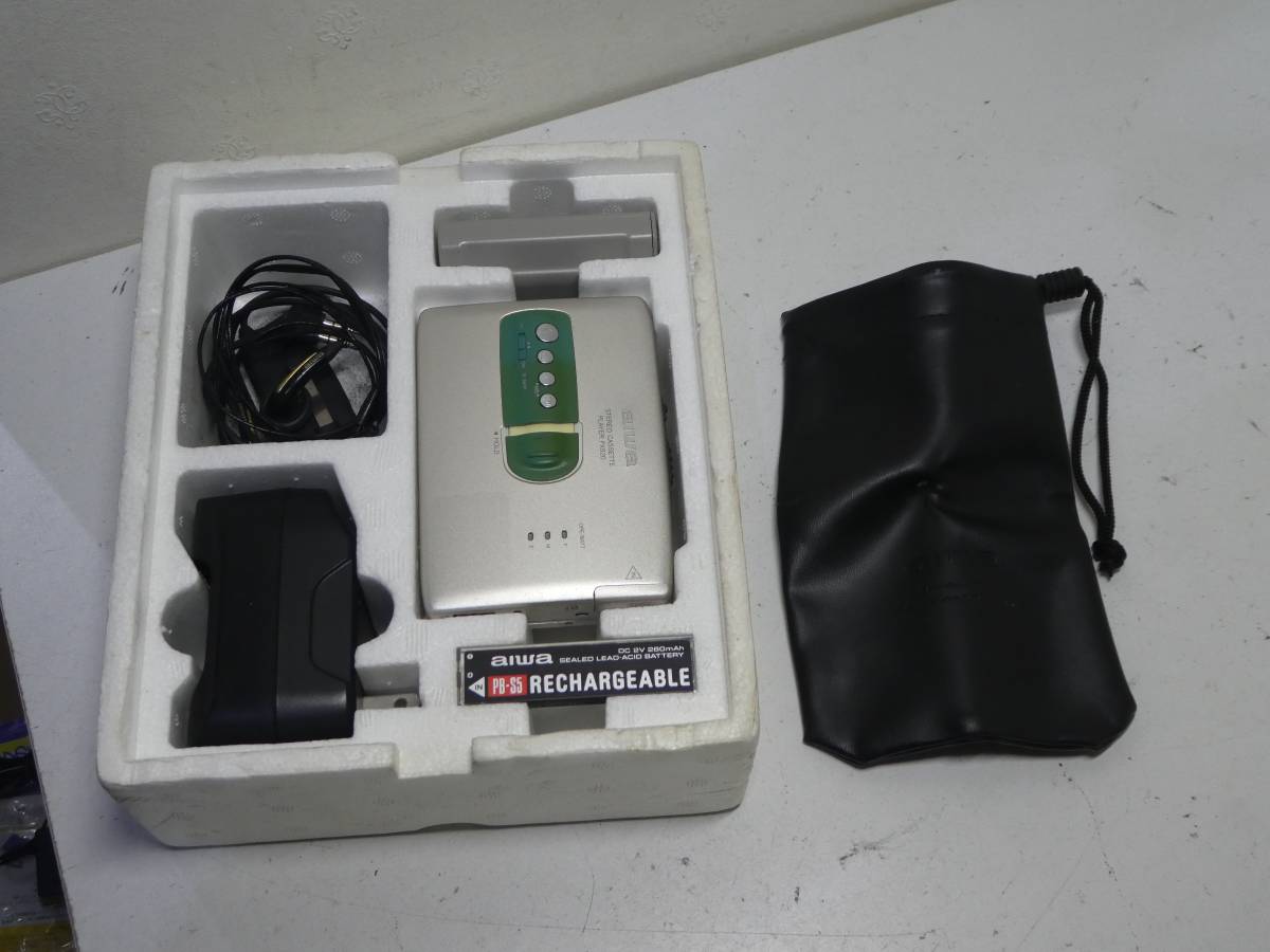 aiwa/アイワ ポータブルカセットプレーヤー PX820 美品 リモコン・充電