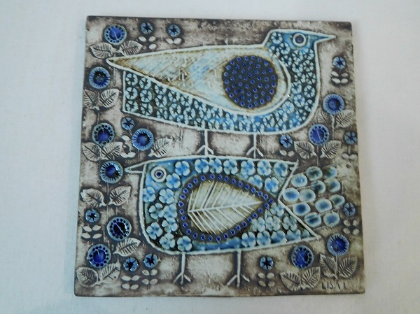  リサラーソン Lisa Larson UNIK Faglar 陶板 二羽の鳥 壁掛け画GUSTAVSBERGヴィンテージ 陶器 1117 21L71(彫刻、オブジェ)｜売買されたオークション情報、yahooの商品情報をアーカイブ公開 - オークファン その他
