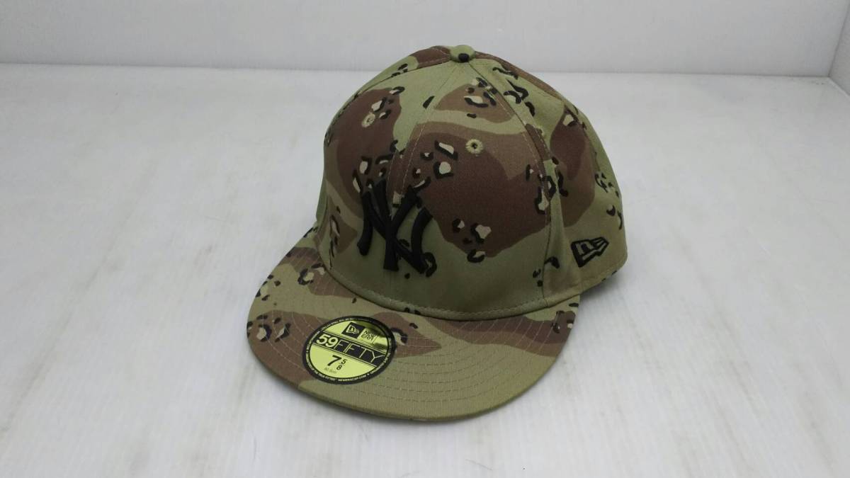  h7510 NEWERA NY キャップ 迷彩 59FIFTY 60.6cm(ニューエラ)｜売買されたオークション情報、yahooの商品情報をアーカイブ公開 - オークファン ニューエラ