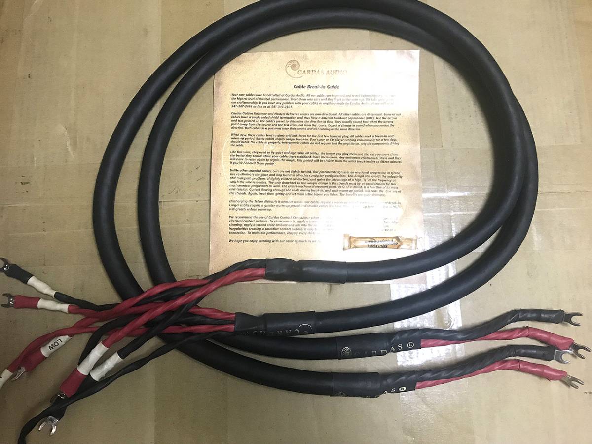 CARDAS Golden Reference Bi-Wire 1.5m スピーカーケーブル【カルダス