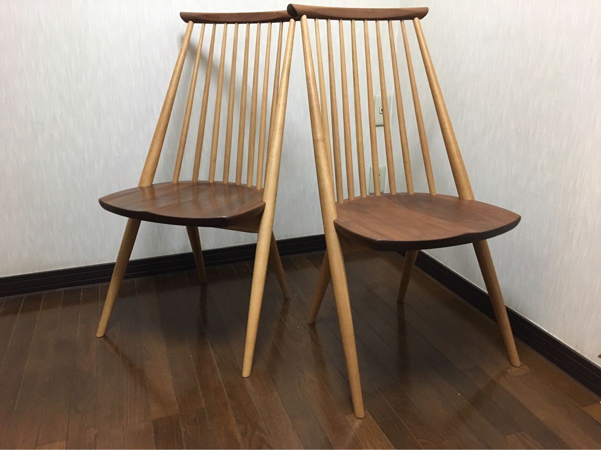 【柏木工】大人気 飛騨家具 シビルチェア CC71K 2脚セット オーク&ウォールナット CIVIL KASHIWA ダイニングチェア ①