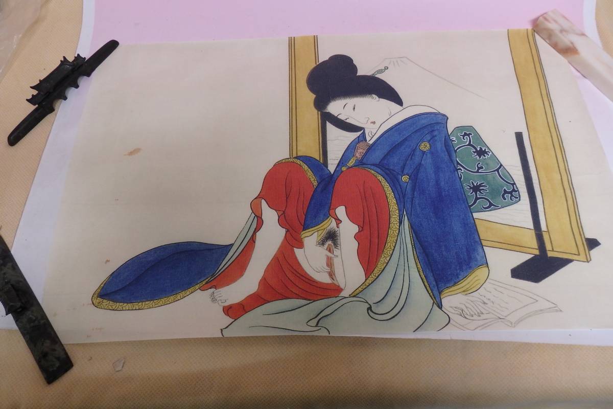 真作明治 明治期春画彩色木版刷」明治期刊12枚|艶本