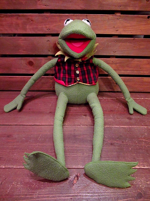 Vintage ビンテージ90's☆Jim Henson's MUPPETS カーミットドール