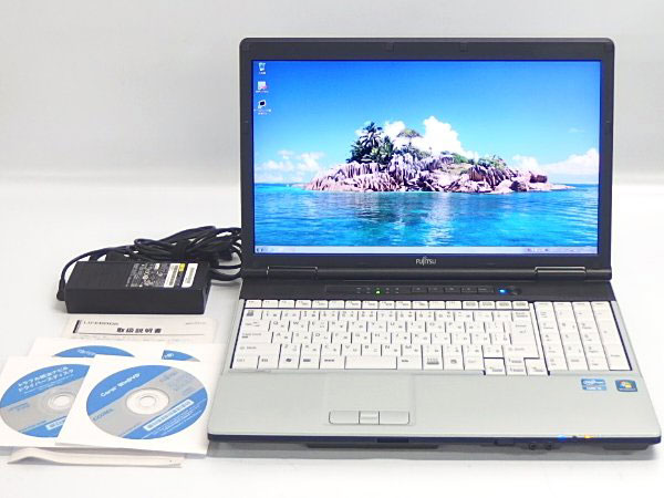 ■αフルHD搭載 1920×1080 富士通 LIFEBOOK E741/D Core i5 2.50GHz 4GB HDD320GB Windows7 Pro 64bit テンキー ディスク付