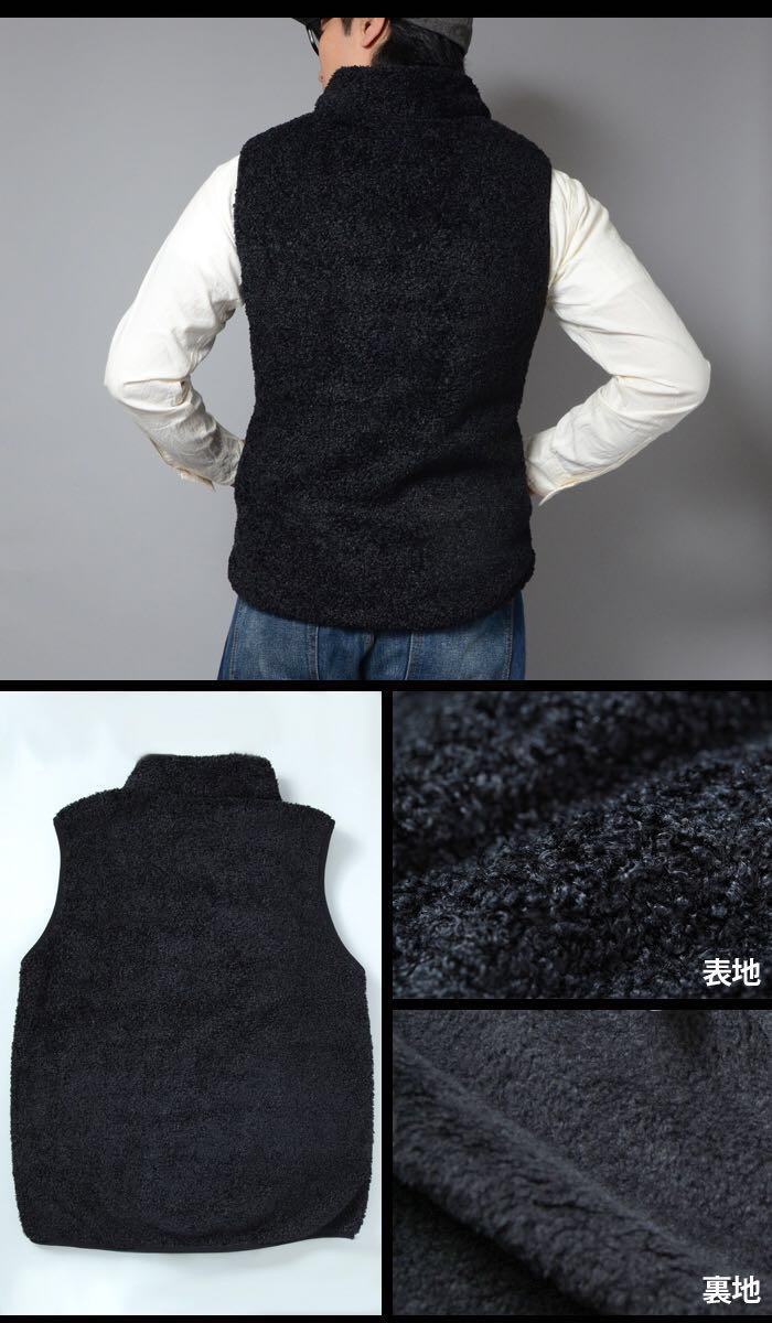 WILDTHINGS ワイルドシングス MONSTER FLEECE VEST モンスターフリースベスト / エヌハリウッド エンジニアードガーメンツ ロンハーマン