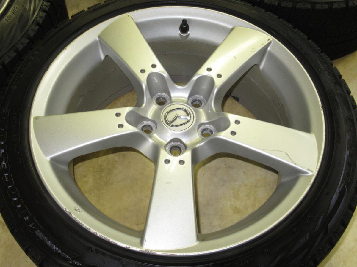 マツダRX-8(SE3P)前期純正 8J-18 off+50 pcd114.3/5H ブリヂストン 