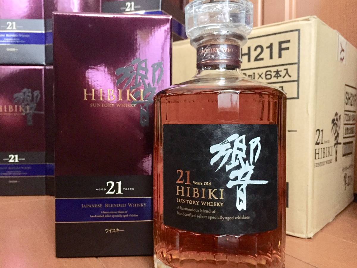 ★送料無料★SUNTRY サントリー 響21年 700ml★2017年新品未開封★６本 化粧箱 マイレージ付