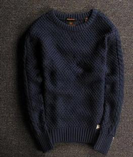 SCOTCH&SODA スコッチアンドソーダ ニットセーター紺M