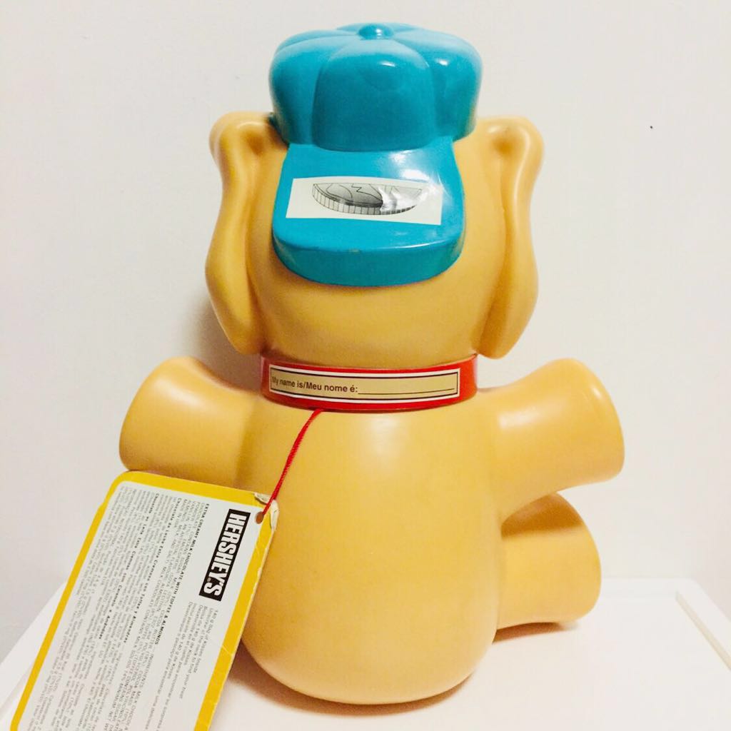 ビンテージ 26cm HERSHEY’S ハーシーズ ビンテージ コインバンク ビッグ 貯金箱 フィギュア ドール 人形 アメリカン雑貨 アドバタイジング 企業物 希少 HERSHEY\u0027S ハーシーズ ディスプレイラック 棚