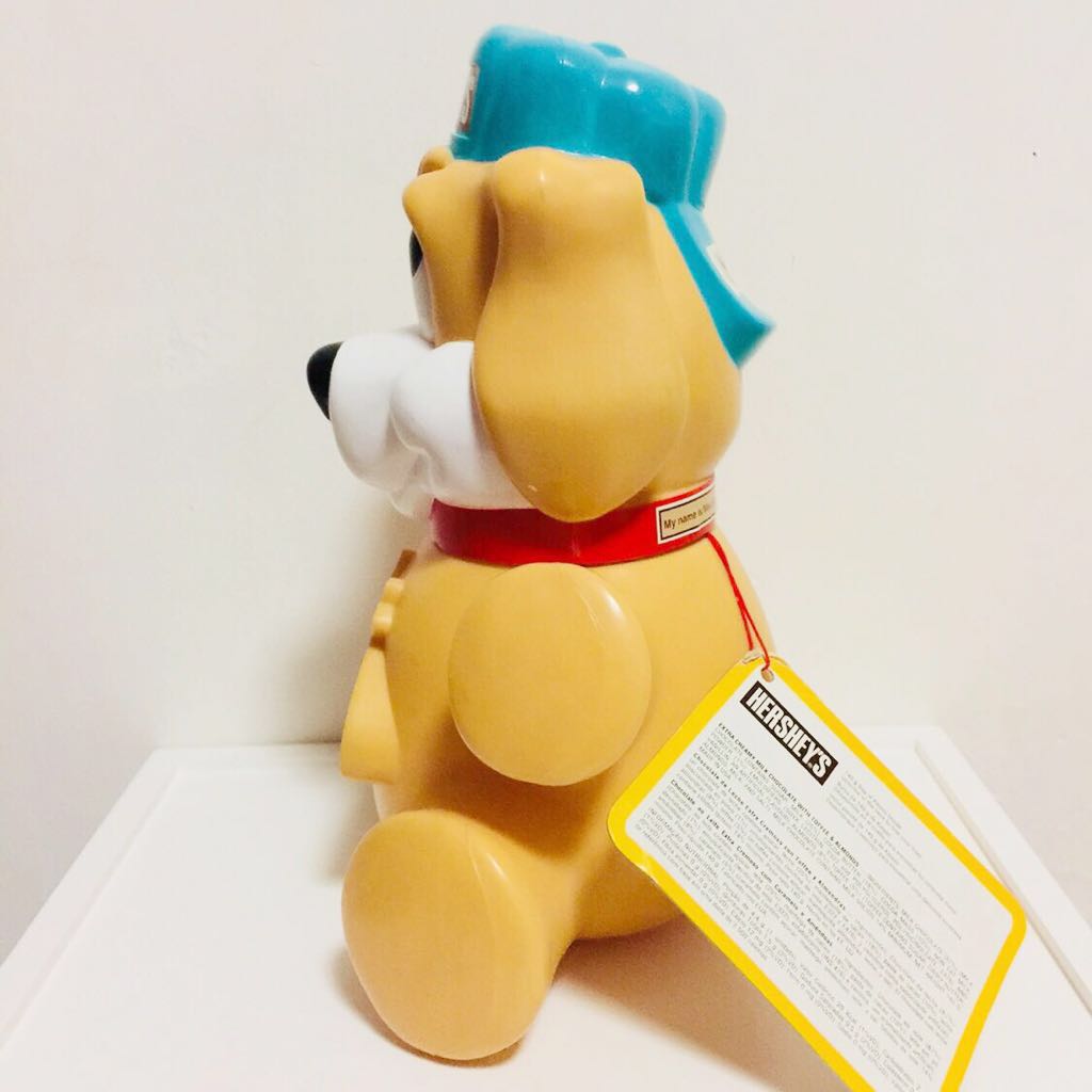 ビンテージ 26cm HERSHEY’S ハーシーズ ビンテージ コインバンク ビッグ 貯金箱 フィギュア ドール 人形 アメリカン雑貨 アドバタイジング 企業物 希少 HERSHEY\u0027S ハーシーズ ディスプレイラック 棚