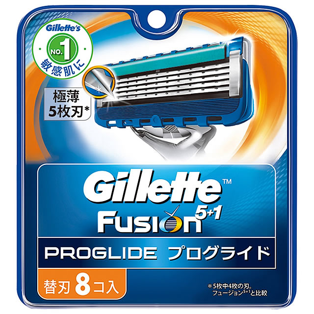即決 新品 ジレット フュージョン5+1 プログライド 替刃8個x3箱 +