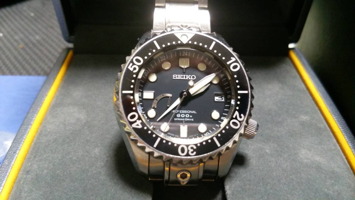 セイコー　プロスペック　SBDB001　マリーンマスター　スプリングドライブ