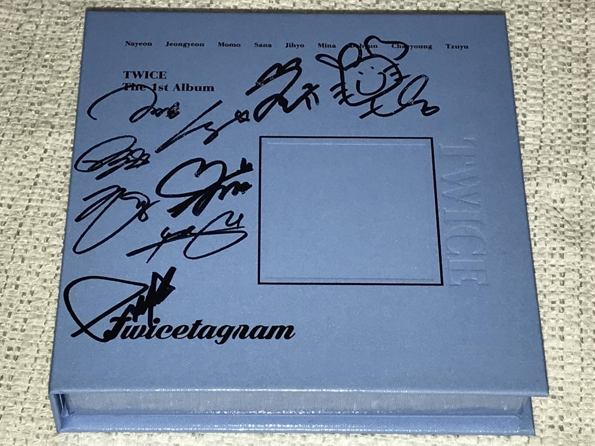 CD TWICE Twicetagram 直筆サイン入りCDアルバム