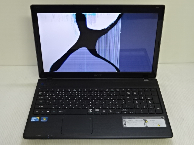 Acer Aspire 5742-A52D/K i5-460M 2.53GHz/2GB/HDD欠 管理X-73