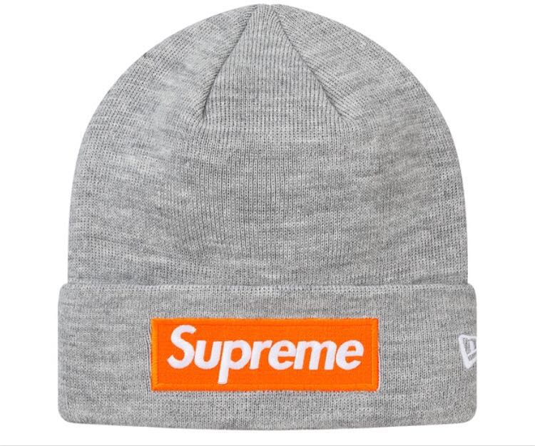 Supreme New Era Box Logo Beanie grey グレー シュプリーム ニューエラ ボックスロゴ ビーニー 灰色 国内正規品  購入済み 2