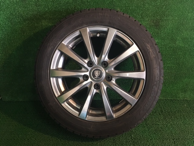MANARAY 14年製! MANARAY SPORT 16in 6.5J 5穴 PCD114.3☆GOODYEAR ICE