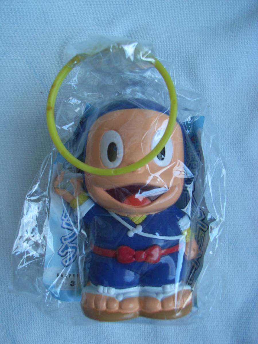 忍者ハットリくん ソフビバンク シンゾウ ソフビ 貯金箱 未使用 忍者