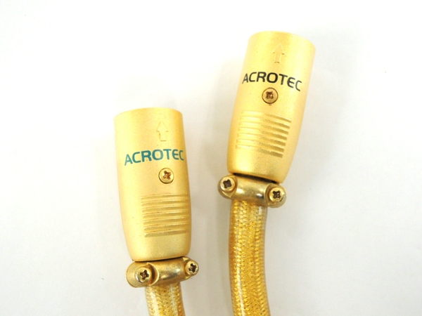中古 Acrotec 6N-A2410 XLR オーディオ ケーブル 約0.6m×2本 音響 器材