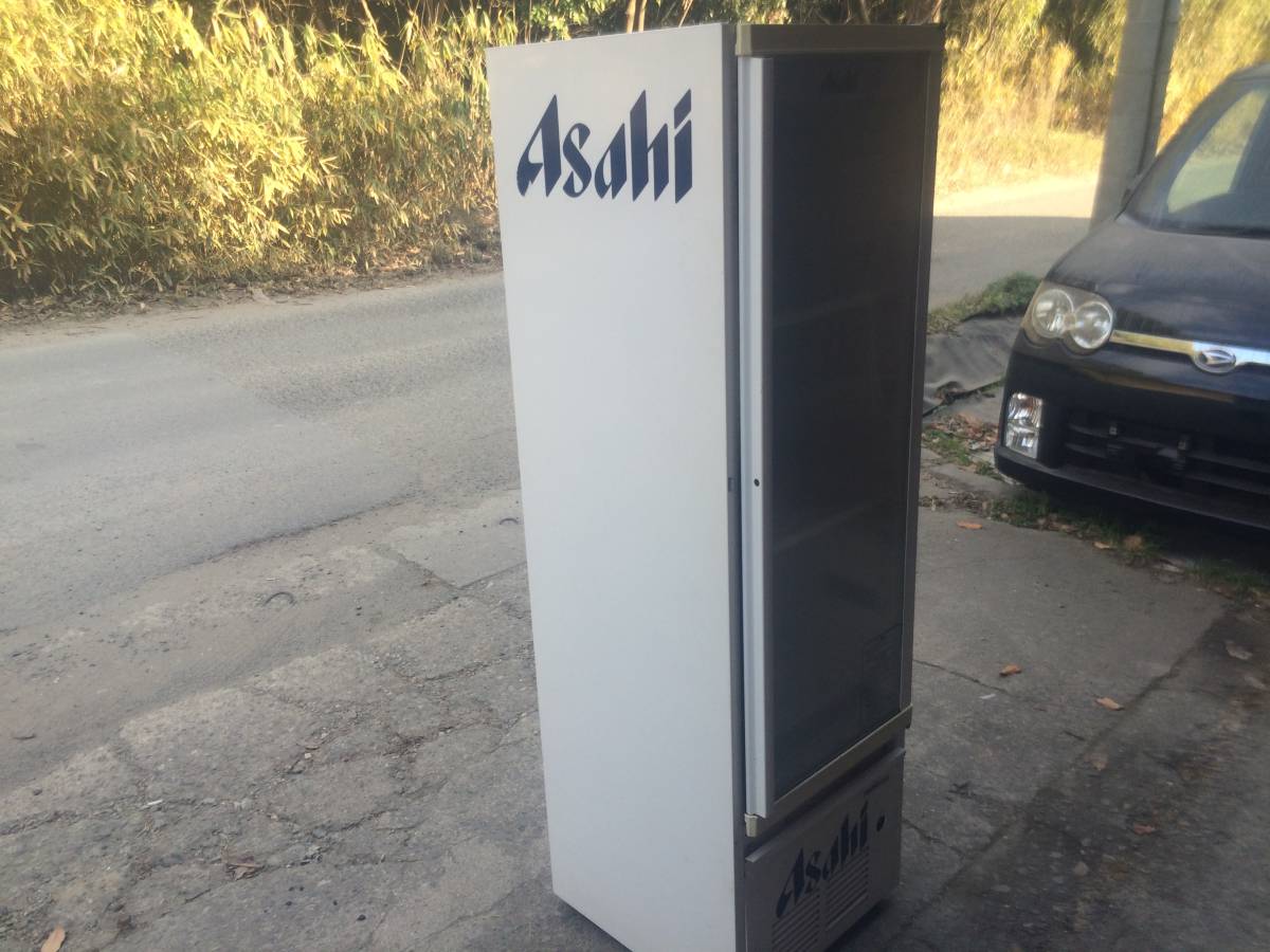 サンヨー 業務用 冷蔵ショーケース 117L SMR-76 アサヒビール ロゴ入り