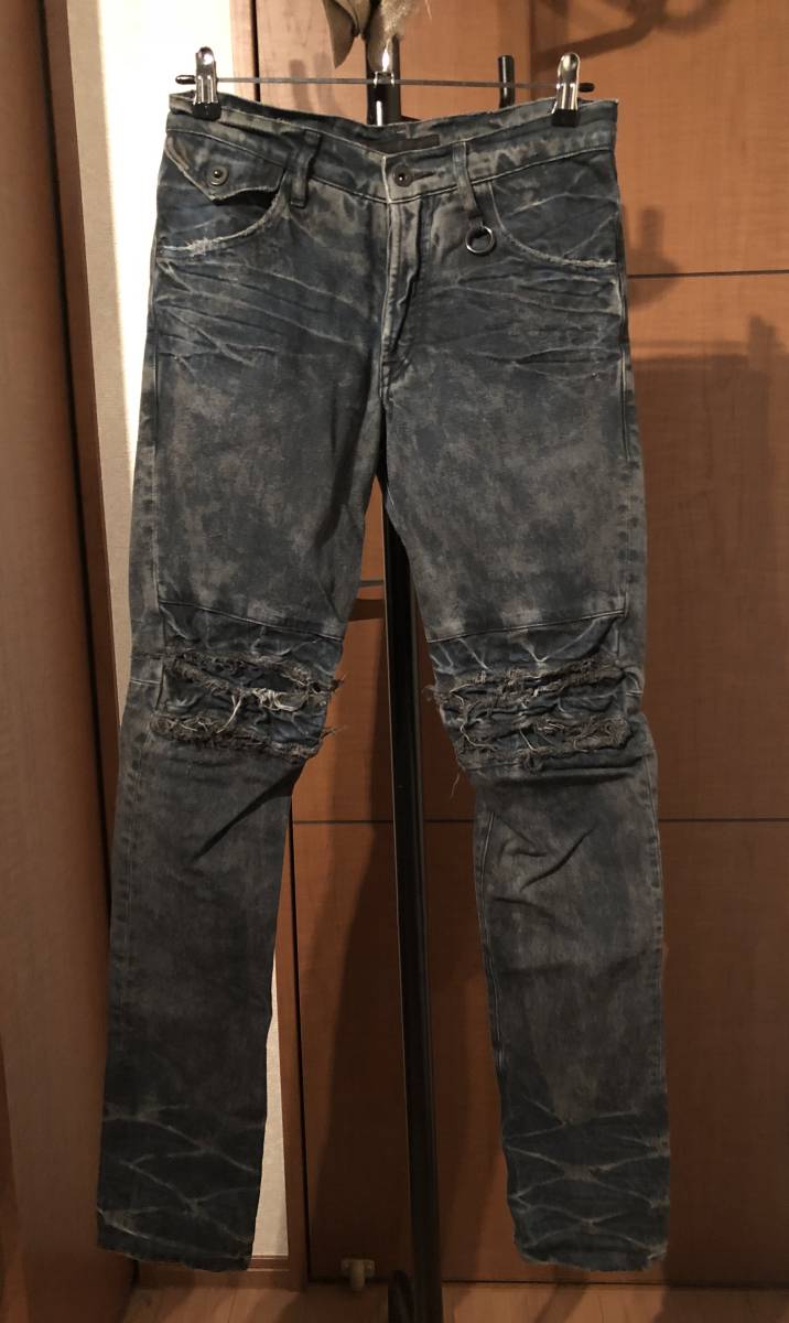 JULIUS アークドデニムパンツ 10AWインディゴブルー サイズ1 ユリウス 