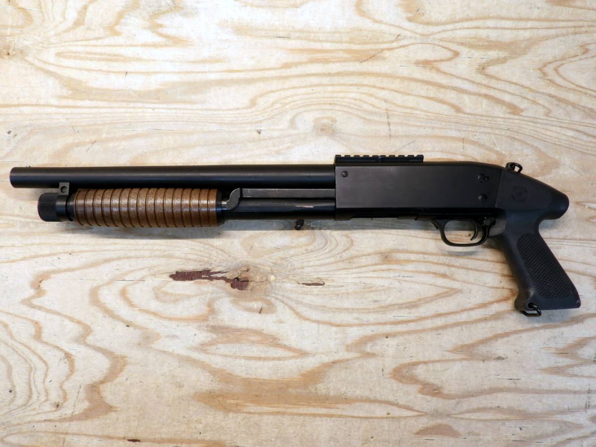 【1円スタート!!ジャンク祭!!】KTW イサカM37 ソウドオフ 18歳以上用エアショットガン (YK_1