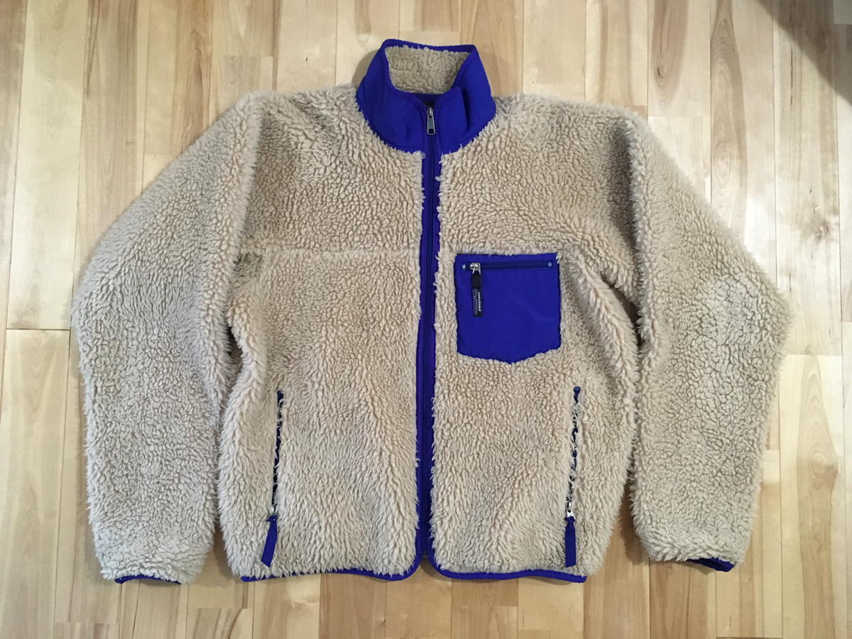 美品 2000年 patagonia クラシック レトロ カーディガン M サイズ ナチュラル パタゴニア レトロX FA00 made in usa アメリカ製 米国 激レア! パタゴニア クラシック レトロカーディガン 2000年モデル