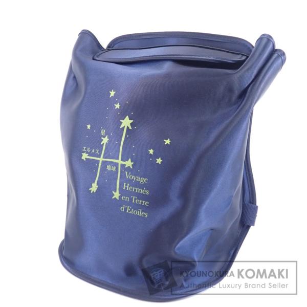 HERMES 星座柄 星を巡る旅展 リュック・デイパック ナイロン素材