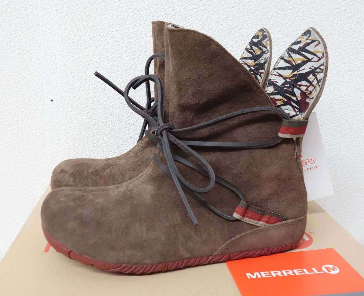 MERRELL メレル ＊日本限定モデル レディス ＊MOOTPIA BOOT ム―トピアブーツ ＊撥水加工 ＊COL　EARTH BROWN　 23cm ＊②