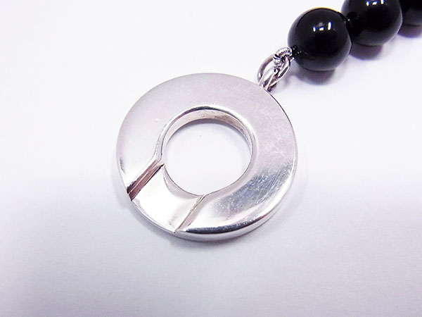 ☆ ティファニー TIFFANY & Co. ブラックオニキス ビーズトグル 
