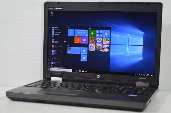 22WD HP ProBook 6570b Core i5 3210M 4GB 320GB Windows 10 Pro 64bit 高解像度液晶 HD+ 1600x900 WiFi 無線 webカメラ RS232C テンキー付