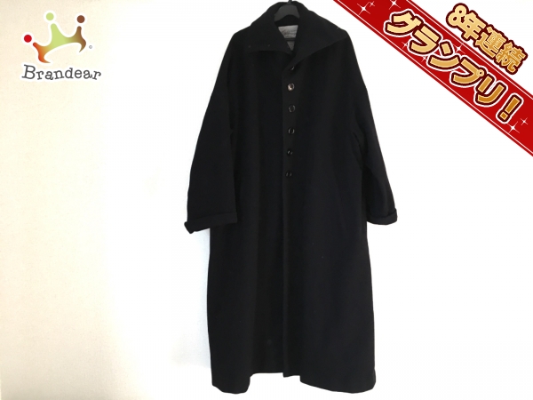 ヨウジヤマモト yohjiyamamoto コート ダークネイビー メンズ ロング丈