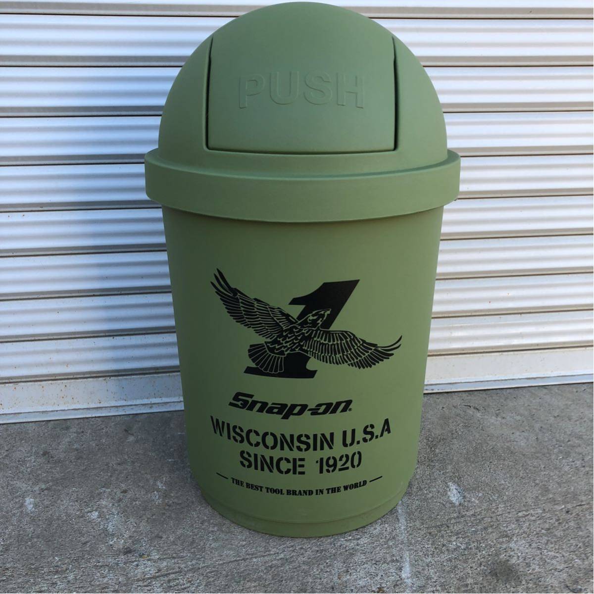 スナップオン！スチール製！ダストボックス！ゴミ箱！12L！Snap-on