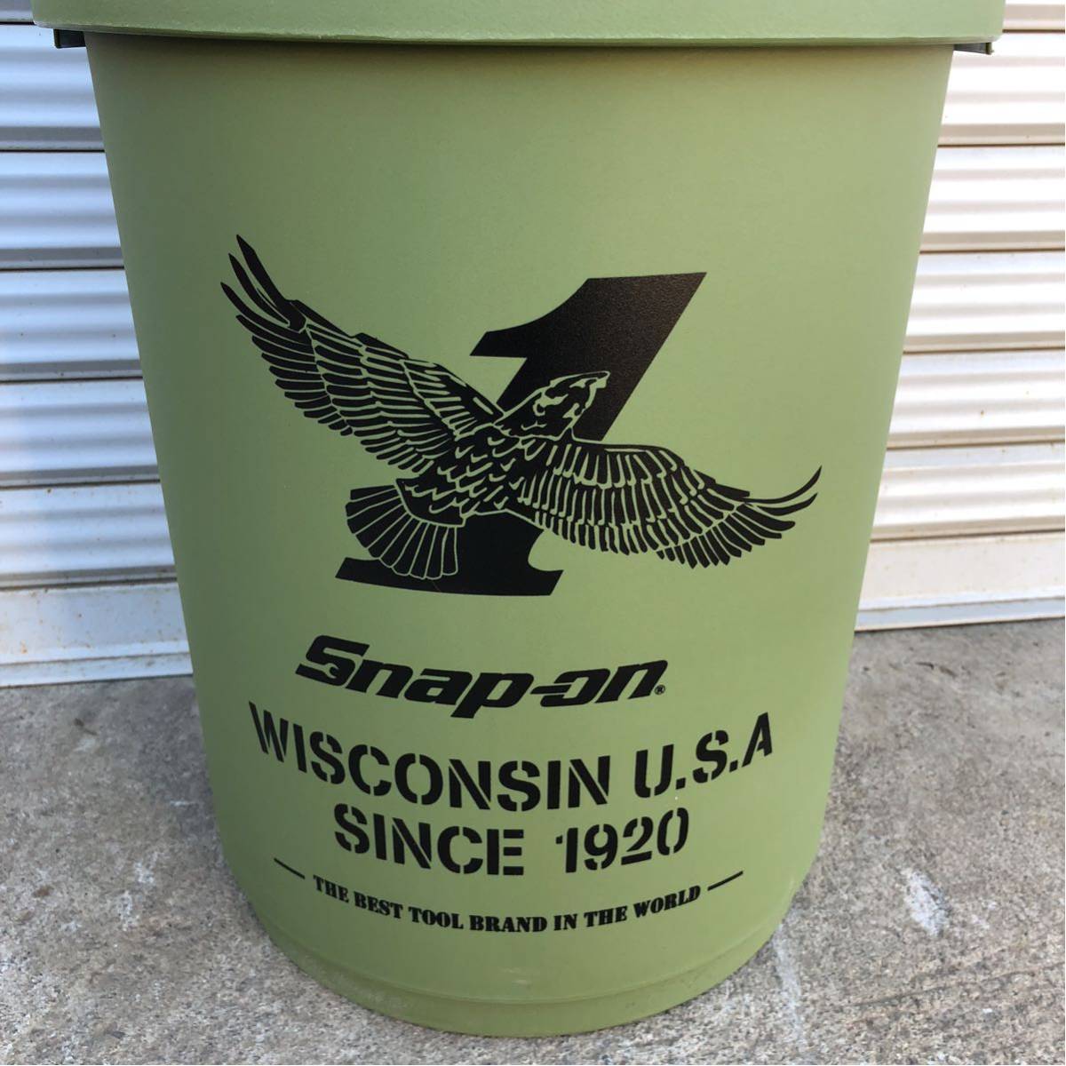 スナップオン！スチール製！ダストボックス！ゴミ箱！12L！Snap-on