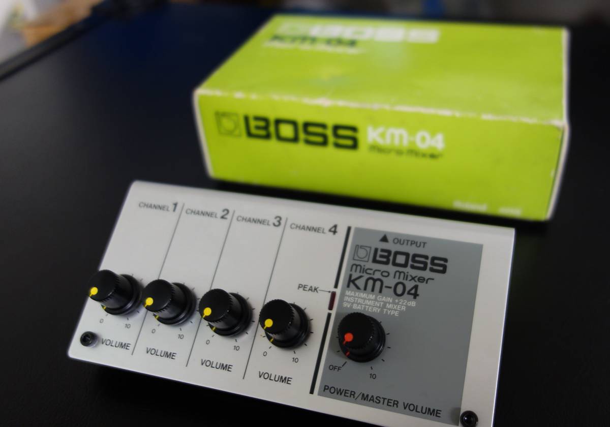 BOSS Km-04 マイクロミキサー 美品 ✨希少✨ 【公式通販】