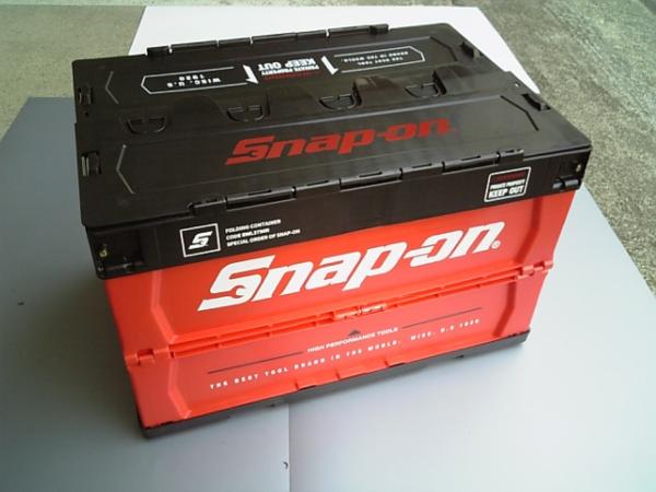 スナップオン 折り畳み式 コンテナボックス オリジナルカラー 数量限定