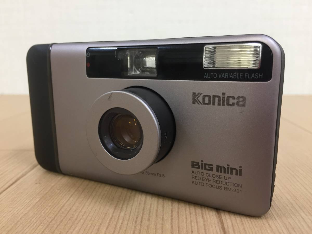 01-I253P【Konica コニカ】フィルムカメラ BiG mini BM-301 思い出の