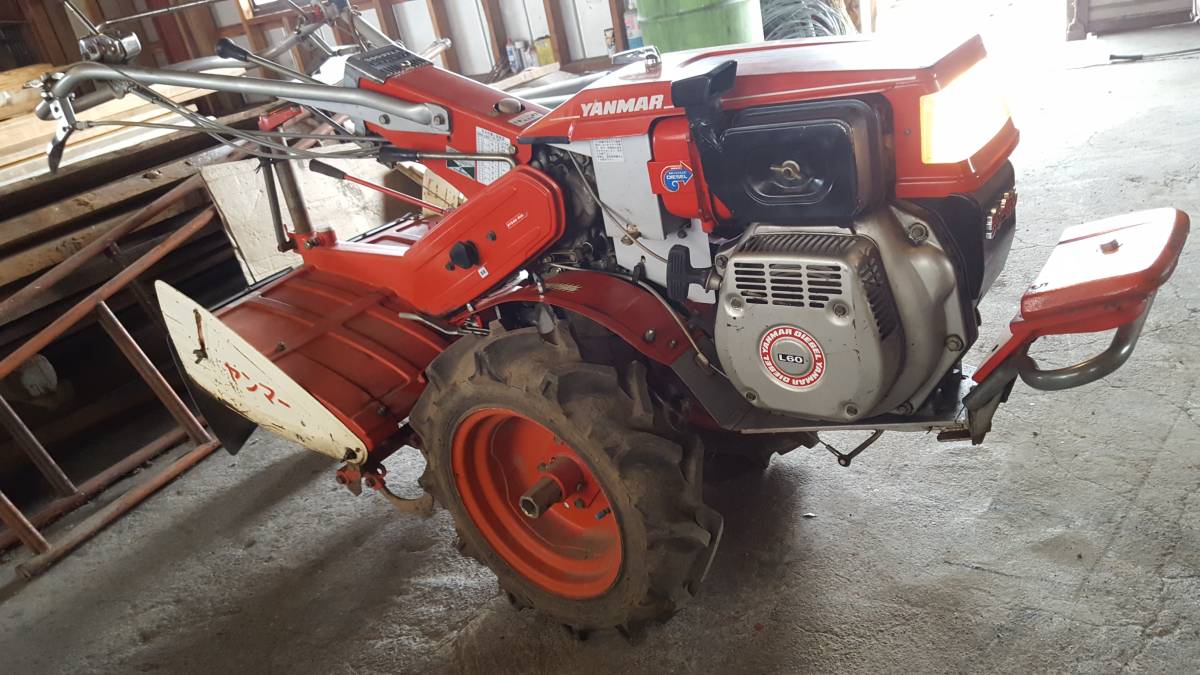 セル付き ディーゼル耕運機☆YANMAR YTA-600S L60最大6.0ps/1800rpm 幅70㌢