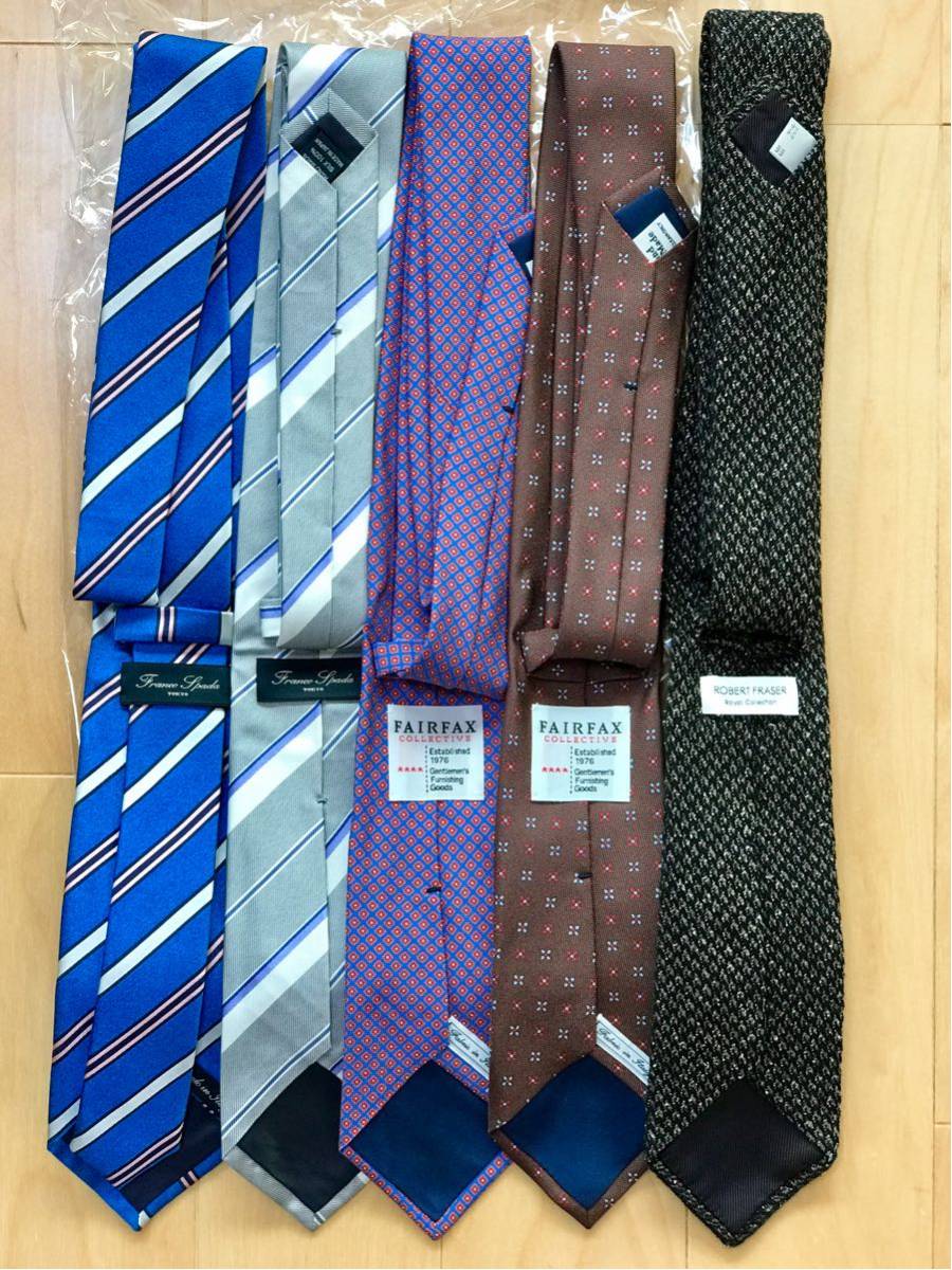 三越 伊勢丹 福袋 お楽しみ袋 紳士 ネクタイ5点セット 17 フェアファックスfairfax小紋柄 レジメンタル シルク100 ウール 日本製 ネクタイ一般 売買されたオークション情報 Yahooの商品情報をアーカイブ公開 オークファン Aucfan Com