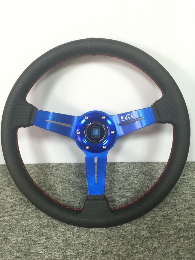 爆買い，人気SALE タイプ ステアリング 直径350mm 青色(ステアリング、ハンドル本体)｜売買されたオークション情報、yahooの商品情報をアーカイブ公開 - オークファン ステアリング、ハンドル本体
