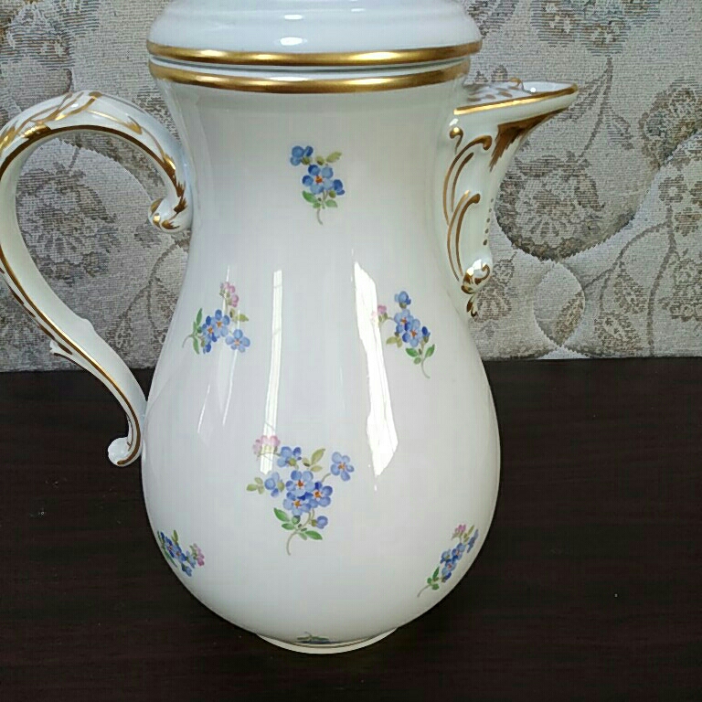 訳あり☆ マイセン 散らし小花 金彩 コーヒーカップ＆ソーサー1客
