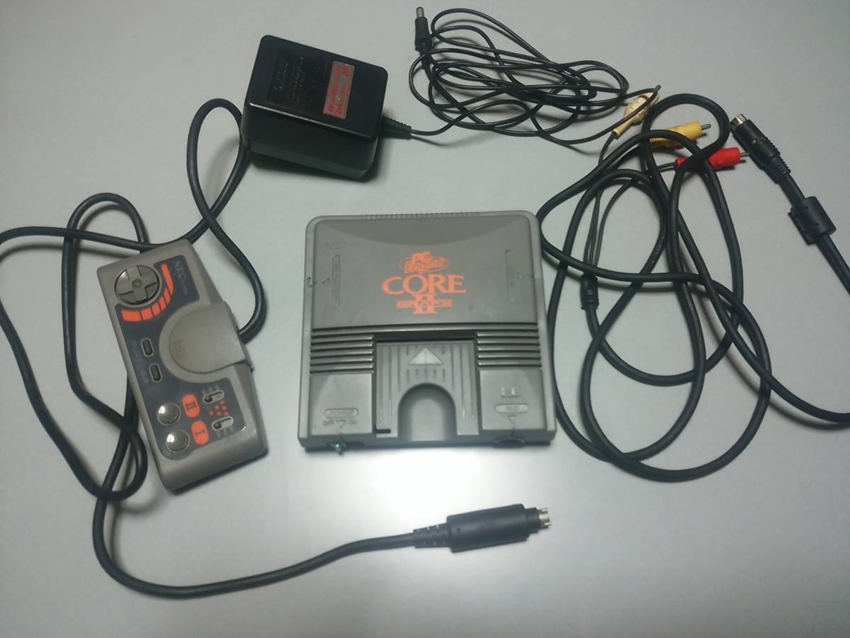ジャンク品 PCエンジン・コアグラフィックスⅡ 動作未確認 部品取り