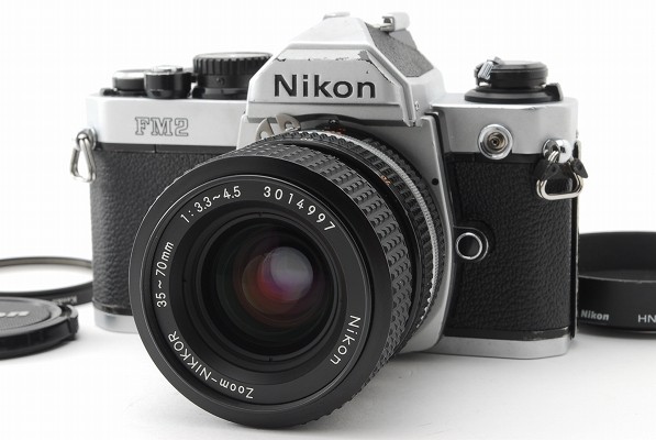 ☆赤字処分!完動名機☆NIKON NEW FM2 Ai-s 35-70mm F3.5-4.5 レンズ