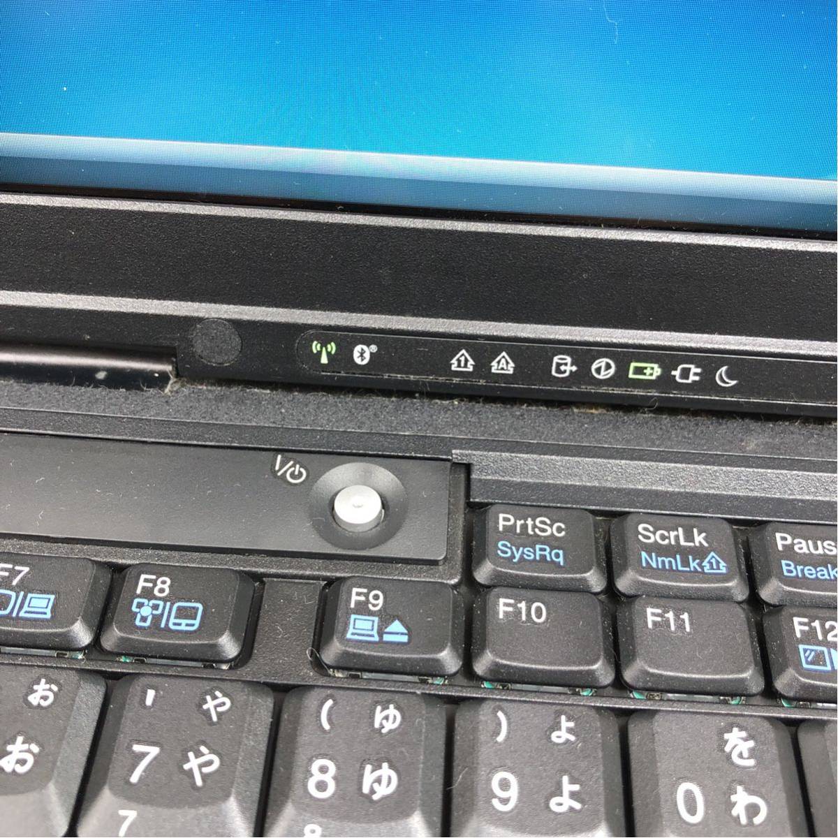 中古】Lenovo T61 ノートパソコン ThinkPad WindowsVista 現状品