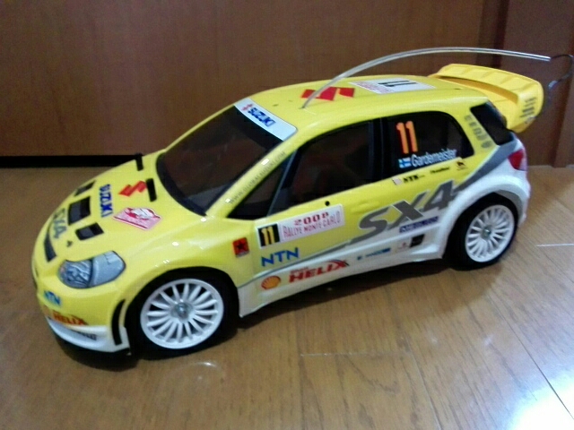 本日限定値下げタミヤRC 1⁄10 スズキSX4 WRC 未組立 - ☆タミヤ スズキ