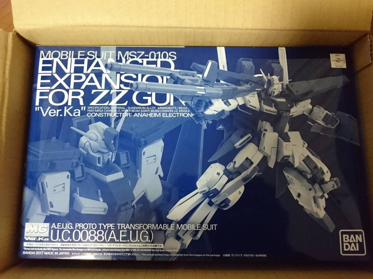 【大人気，100%新品】 バンダイMG ZZガンダムVer.Ka強化型拡張パーツ 改造に鉄血模型DVD映画コミックフィギュアHGザクRGＵＣデカールグッズ雑誌ホビー(機動戦士ガンダムZZ)｜売買されたオークション情報、yahooの商品 機動戦士ガンダムZZ