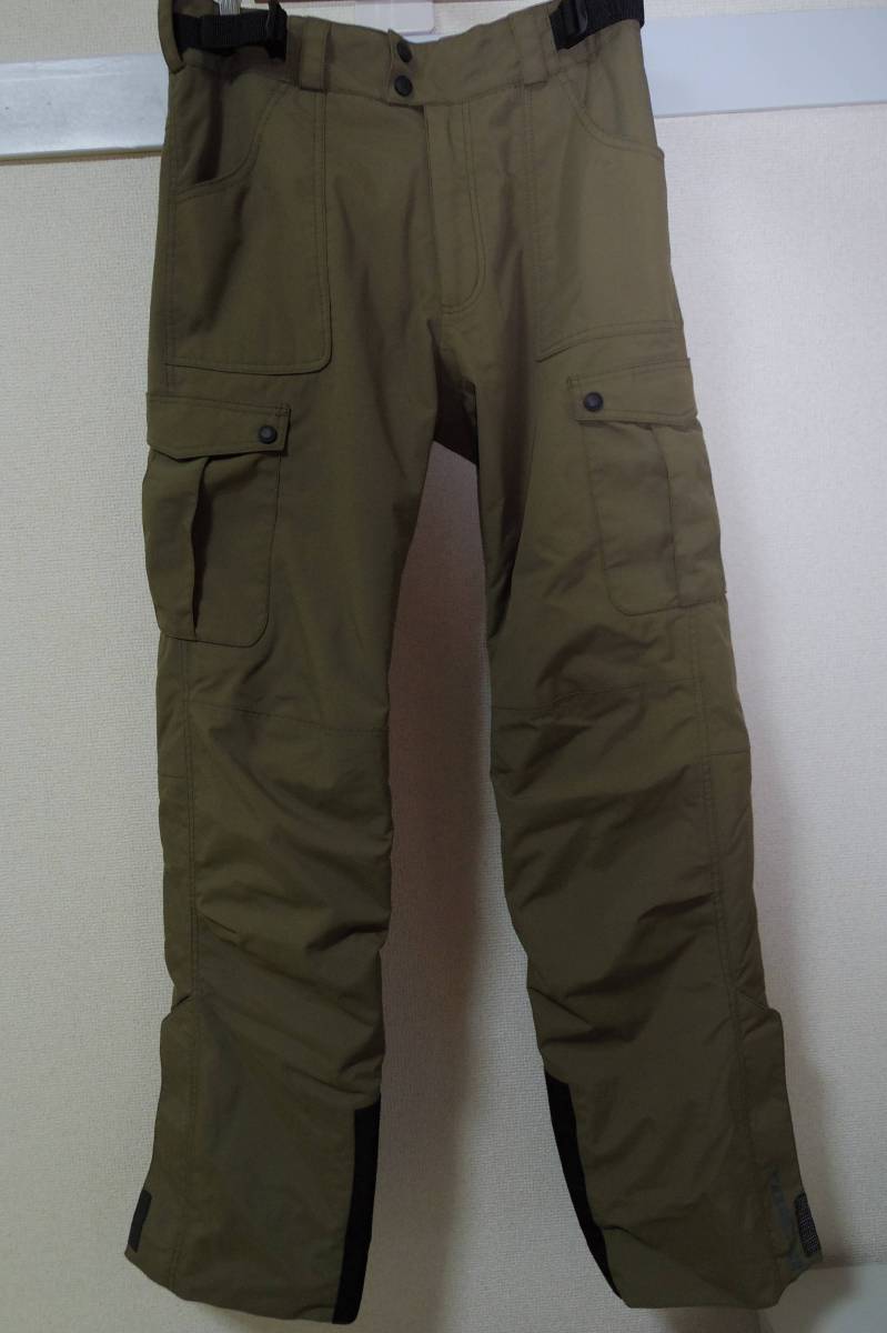 RSタイチ RSY549 カーゴオーバーパンツ 防水 カーキ/XL 中古 RSTAICHI WP