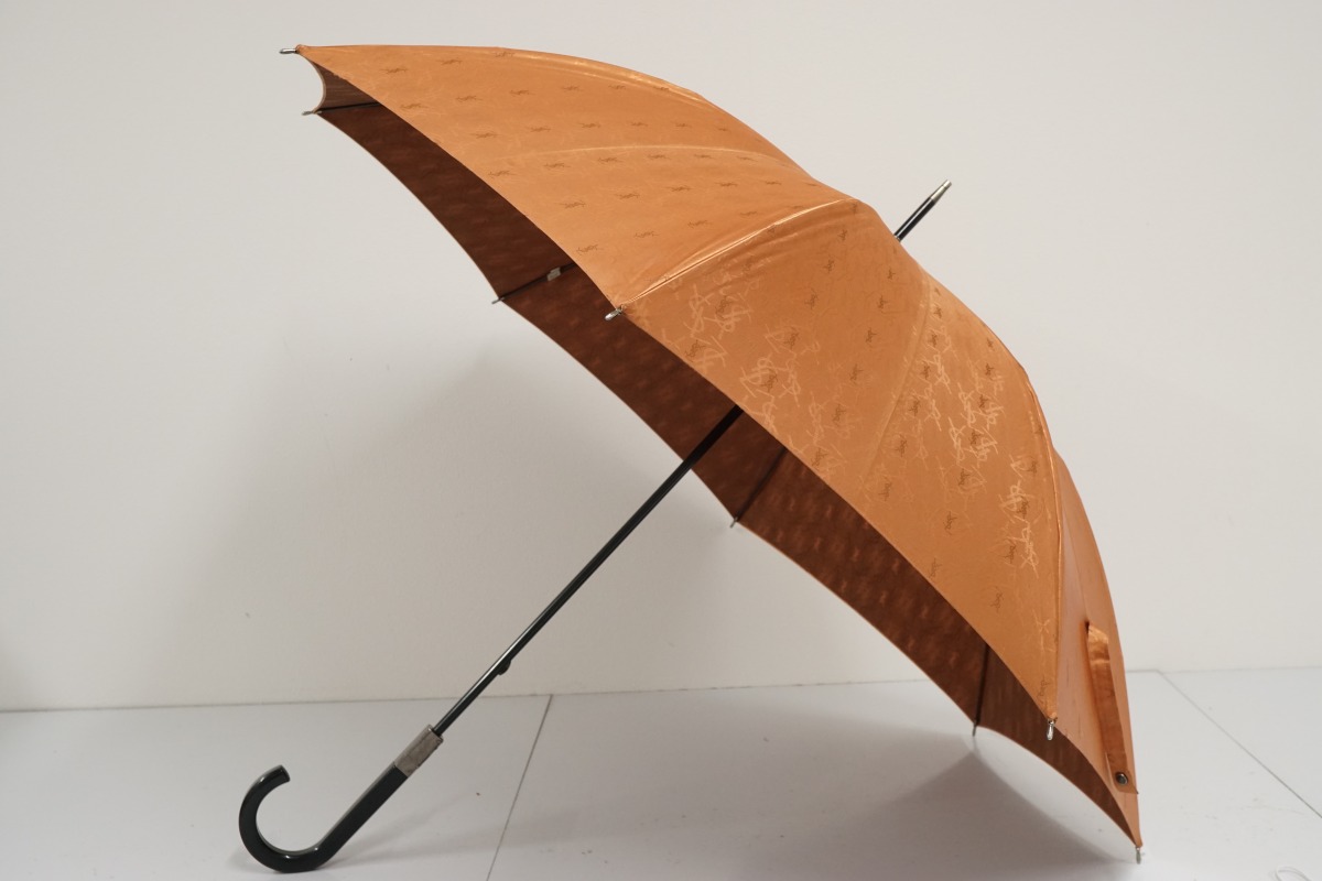 S1323 YSL イヴサンローラン 傘 USED超美品 ジオメトリックモノグラム