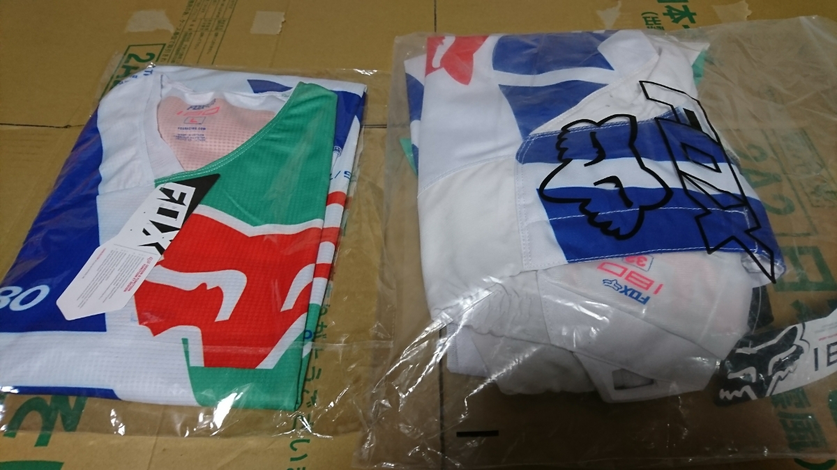 新品 FOX モトクロス パンツ ジャージ 32 L グリーン